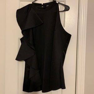 Women’s Sleeveless Top with Ruffle